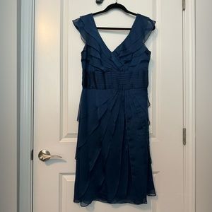 Adrianna Papell blue cocktail dress size 12